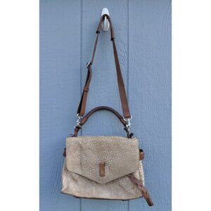 Gryson‎ Ruby Messenger Bag Leather Satchel Belted Buckle Saddle Bag Western Boho